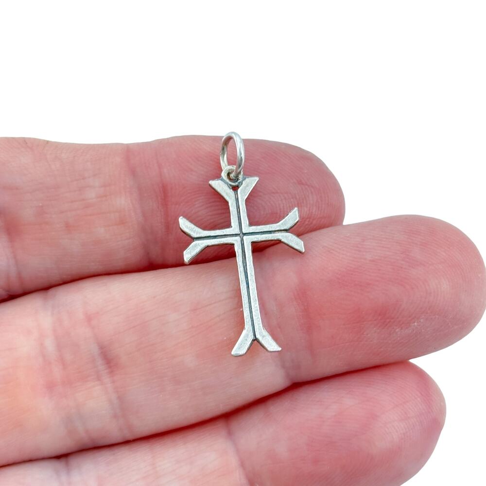 Vintage Sterling Silver 925 Cross Pendant